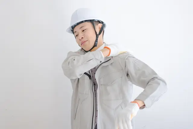 疲れが溜まっている施工管理技士